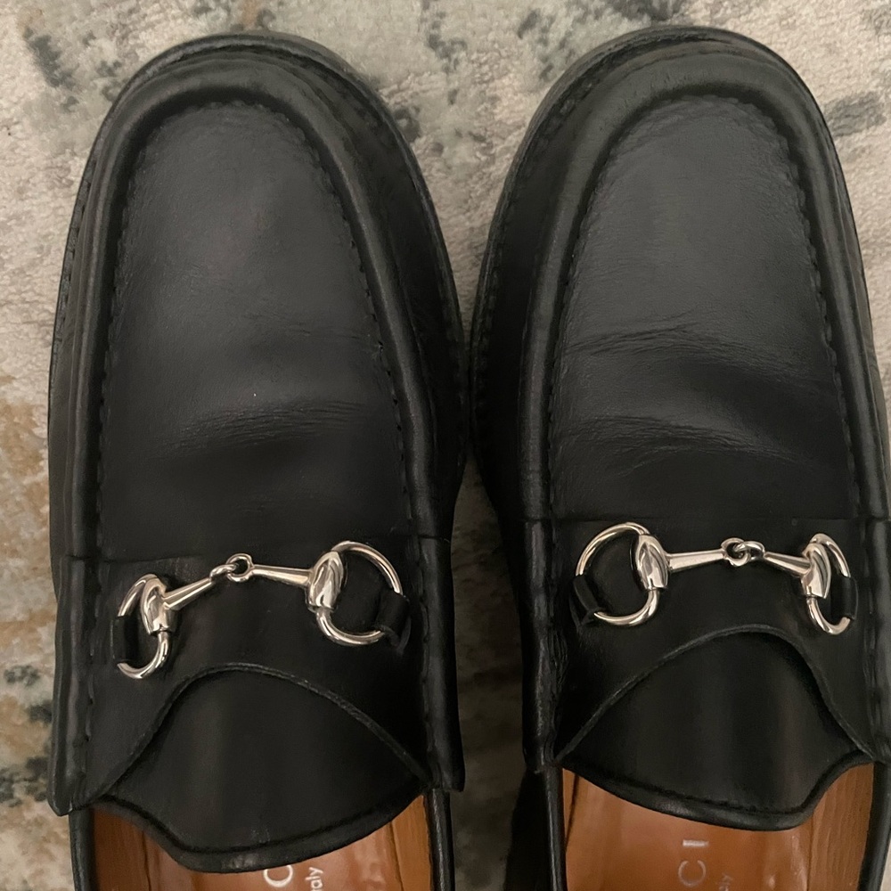 GUCCI Horsebit Loafers Black - Picture 6 of 15